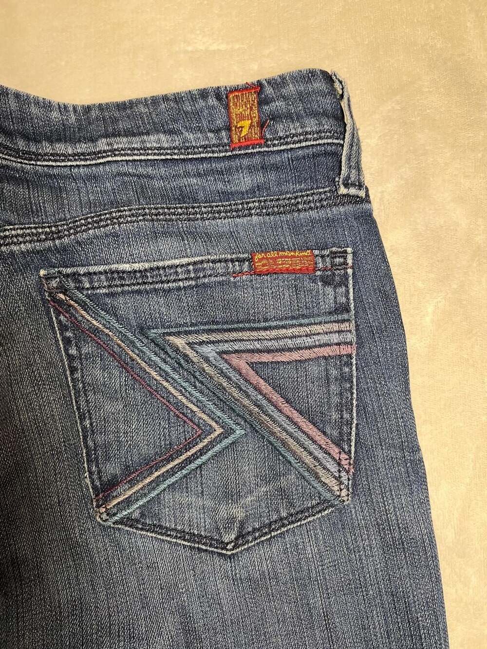 7 For All Mankind Flynt Bootcut Jeans Size 30 - Picture 11 of 11
